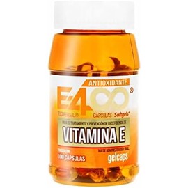 GELCAPS Vitamina E 400 mg Antioxidante con 200 Cápsulas, 1 Pieza