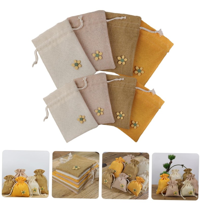 ORFOFE 8pcs Empty Sachets for Aromatherapy Lavender Sachets Air Freshener