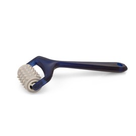 Facial Massage Roller with Nubs, Grey/Midnight Blue Handle, Massage Roller, Face Massage