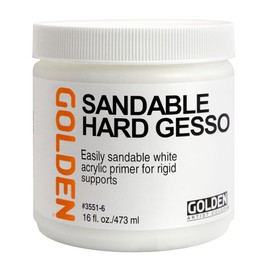 Golden 0003551-6 16oz. - 473 ml - Sandable Hard Gesso Jar