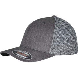 Flexfit Trucker Melange Mesh black/greymelange S/M
