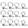 GIAK Double Wire Hose Clips Adjustable 304 Stainless Steel Hose