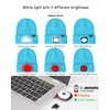 ATNKE LED Lighted Beanie Hat,USB Rechargeable 8 LED Red Glow