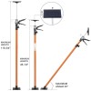 Unbranded 2Pack Drywall Support Pole Steel Telescopic 3rd Hand Support