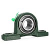 Pillow Block Bearing 5/8 inch Shaft Bore, Solid Cast Iron