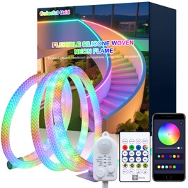 Cofiveevo Indoor unidirectional Motion Step Lights, 5V USB Human Body Sensing Staircase Light, Equipped with dimmer and Timing Function, Suitable for Staircase handrails, bedrooms, corridors (16.4ft)