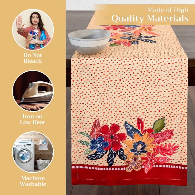 Maison d'Hermine Table Runner 100% Cotton Double Layer Table Runners