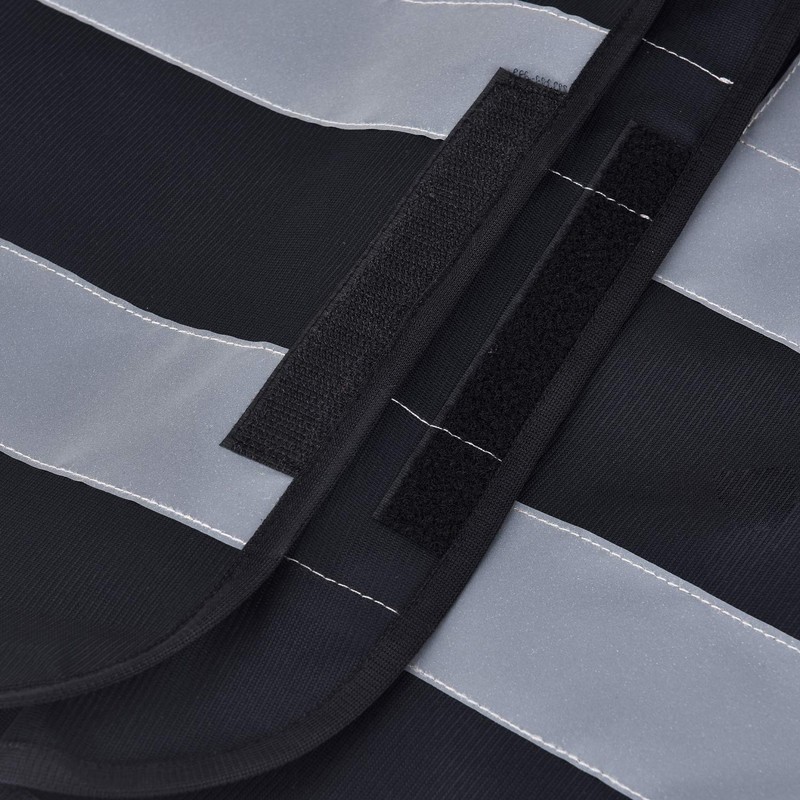 AYKRM Black Hi Vis Security Vest - Reflective Safety for