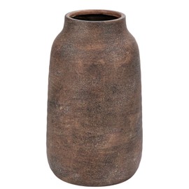 Briful 9.6" Tall Ceramic Vase for Flowers, 24.5cm Tall Vase Rustic Bronze Vase, 3.3-inch Opening Large Flowers Vase for Pampas, Dry Plants, Fresh Flowers, Home Kitchen Decor