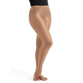 Capezio Womens Ultra Shimmery Strirrup Tight, Beige, S UK