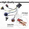 HIMARKLIF 2 Pcs Headlight Headlamp Socket Wiring Harness Compatible with