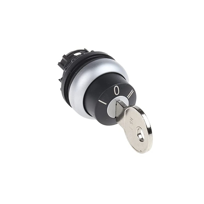 Eaton 216900 Schlüsseltaste, 3 Stellungen, Rastend, Schwarz