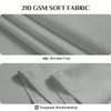Softalker Grey large Table Cloths Wipe Clean 137x274 CM Table