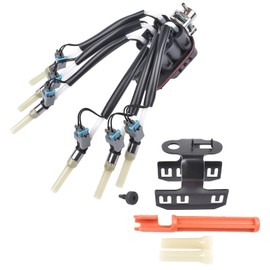 FJ503 Spider Fuel Injector Assembly Replacement For 1996-2014 Chevy Astor Express Blazer Silverado, GMC Sierra Safarri, Isuzu Oldsmoblie 4.3L V6# 12568332 19210688 17113673 FJ10565 217-3028