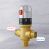 Morado Thermostatic Mixing Valve with 1/2 NPT Male Connection, Water