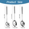 Cooking Spoon Set, 3 PCS Stainless Steel Slotted Spoon, Serving