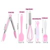 5Pcs/Set Silicone Kitchen Cooking Tool Scraper Eggs Beater Decorating Pen