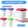 Uiifan 4 Pcs 1 Qt Ice Cream Containers for Homemade