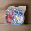 Vera Bradley Mini Zip Case Seafood Boil Makeup Train Cosmetic