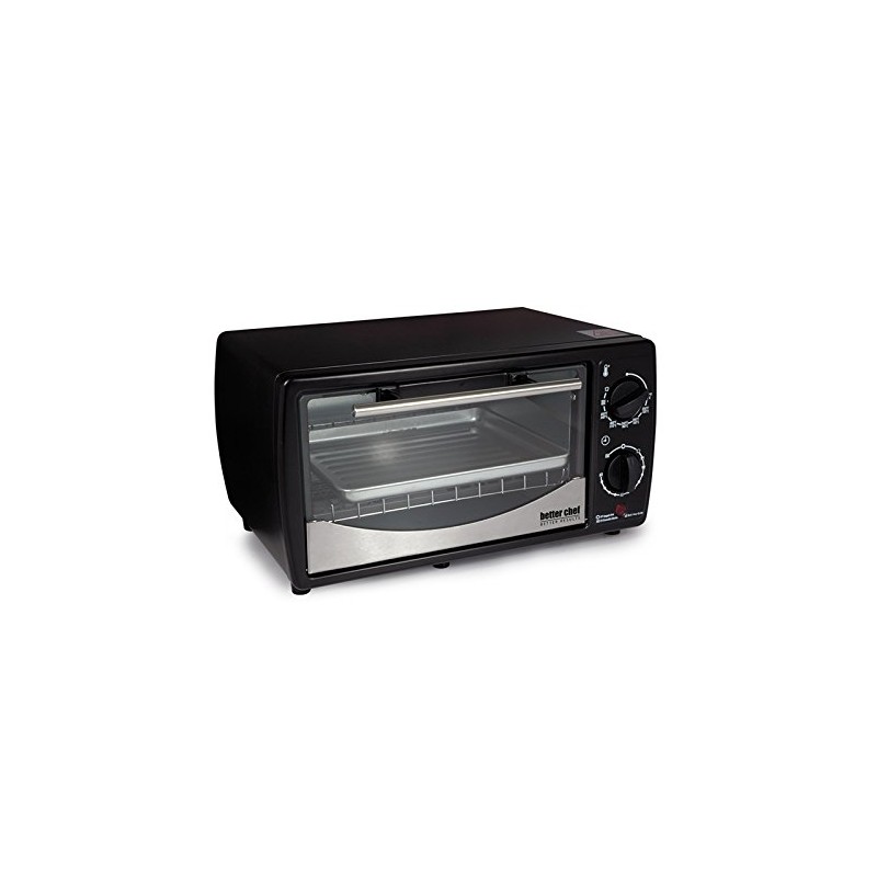 Better Chef Basic Toaster Oven | 4-Slice | 60-Minute Timer