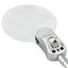 Magnifying Glass Clamp LED Light Gooseneck Desk Lamp Clamp for