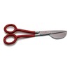 10× Duckbill Red Scissors 6" Stainless Steel Carpet Nipping Repair