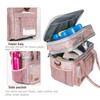 Adult Insulated Lunch Box for Work, Expandable Large Pink Lunch