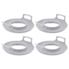 Microwave Cool Plate Spill Proof Microwave Bowl Carrying Tray with