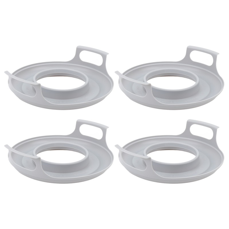 Microwave Cool Plate Spill Proof Microwave Bowl Carrying Tray with