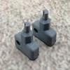 ULEIVA Replacement Key 2 x Grey Compatible with Synology NAS