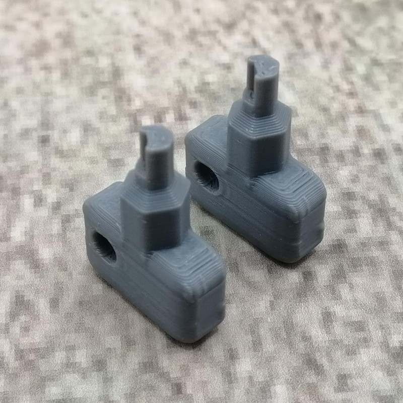 ULEIVA Replacement Key 2 x Grey Compatible with Synology NAS