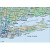 New England Physical Map - 24 x 16 inches –