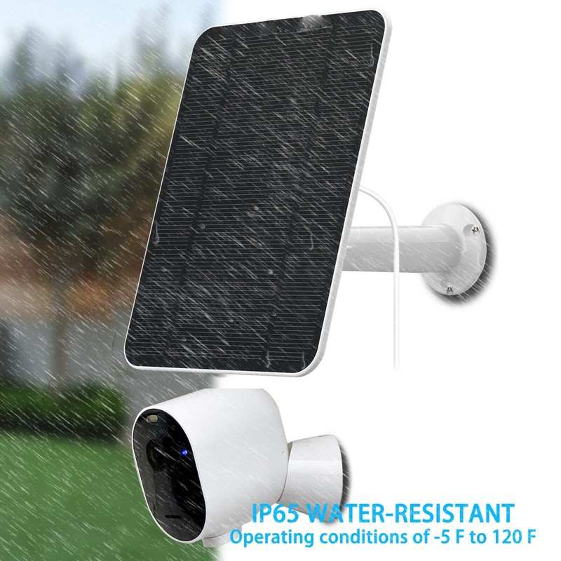 AU 4W Solar Panel Charging for Arlo Ultra/Ultra 2/Pro 3/Pro