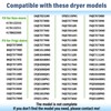 Dryer Heating Element Kit Fit for Frigi-daire/Electro-lux FAQE7001LW0 FAQE7001LW1 FAQE7011KR0