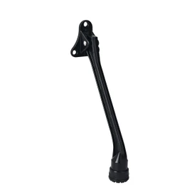 HOME&I Kickdown Door Stopper,7-Inch Door Holder Kick Door Kickstand Rubber Foot (Black, 7 Inch x 1 Pack)