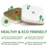 16 Pack Biodegradable Natural Kitchen Sponges, Compostable Cellulose & Coconut​​