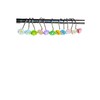 Twofish Home Flower Shower Curtain Hooks Pack of 12 Anti