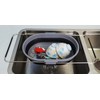 SAMMART 5L Expandable & Collapsible TPE/PP Over The Sink Oval
