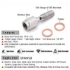 Tucool Racing M10X1.0 SUS304 20mm Banjo Bolt + 1/8" NPT