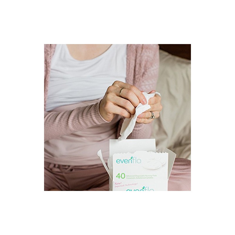 Evenflo Feeding Almohadillas Desechables para Lactancia, Transpirables y de Alta