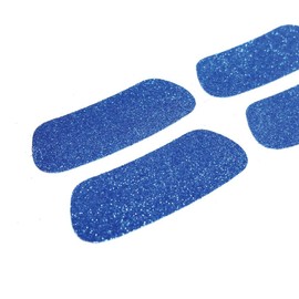 EyeBlack Blue Softball Glitter Eye Black Strips, 2 Pairs Glitter Blue