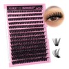 280Pcs Wispy Individual Lashes DIY Eyelash Extensions 8-16MM D-Curly Lash