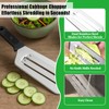 Cabbage Chopper Shredder Quick & Safe Coleslaw Grater for Salad,