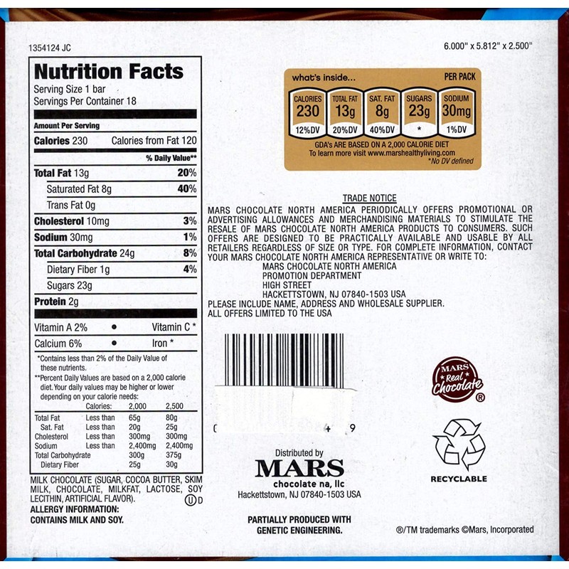 Dove Milk Chocolate Bars - 18 ct.