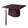 Endea Graduation Matte Cap & Tassel (Maroon, 2021)