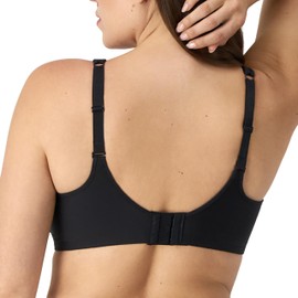 Bali womens Bali Women's One Smooth U Ultra Light Convertible Df3439 Bras, Black, 34DD US