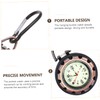 Gatuida Clip on Backpacker Watch Digital Display Red Bronze Carabiner