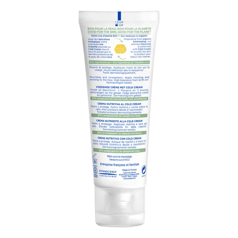 Mustela Crema Facial Nutritiva Cold Cream 40ml