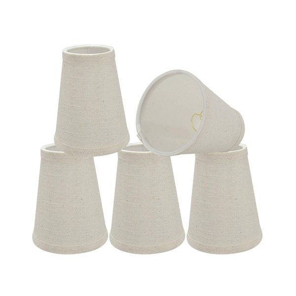 Aspen Creative 32663-5B Small Hardback Empire Shape Chandelier Clip-On Lamp