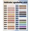 Purple Shimmer Eyeshadow Stick,Long Lasting Cream Eye Shadow Pen for